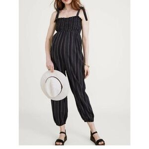 Hatch Maternity Jojo Jumpsuit Black size 1 Small